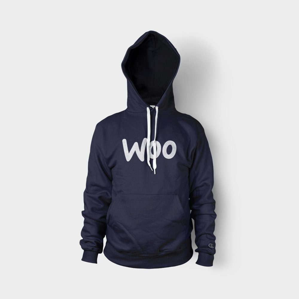 A hoodie with the word " wpo " written on it.